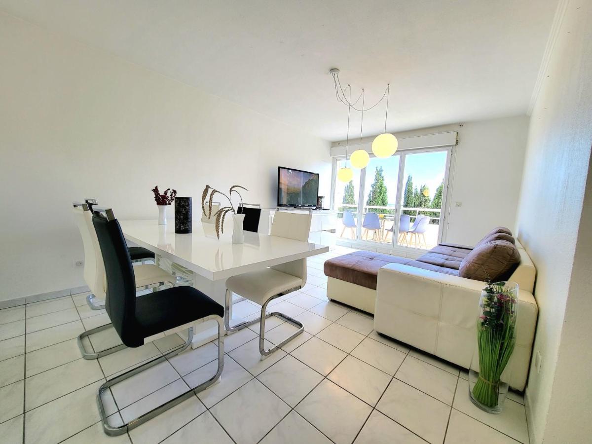Appart Luxueux 3 Pieces, Piscine, Mer, Terrasse Cannes Esterno foto