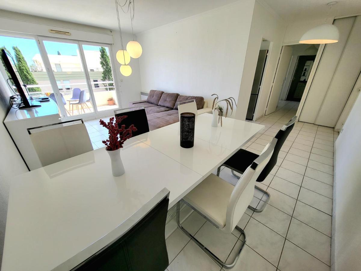 Appart Luxueux 3 Pieces, Piscine, Mer, Terrasse Cannes Esterno foto