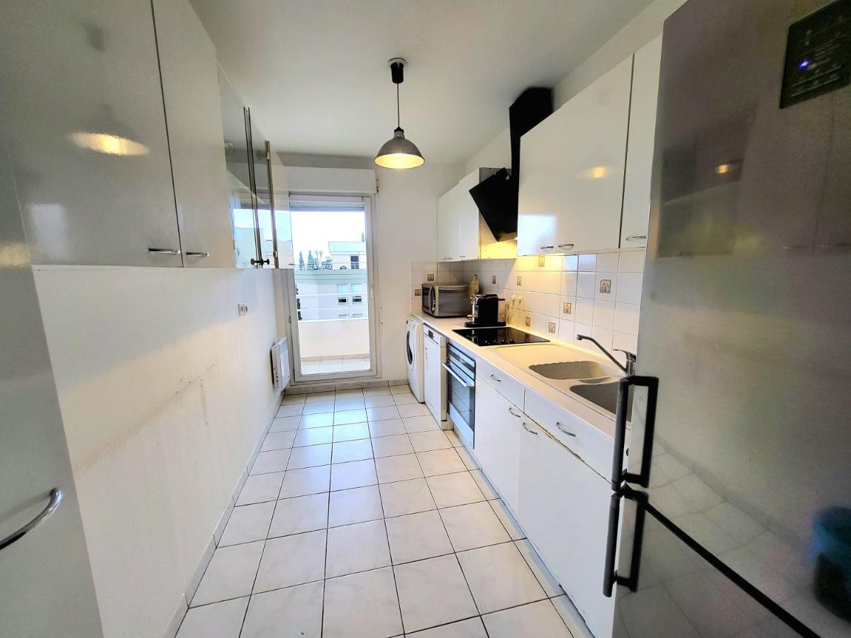 Appart Luxueux 3 Pieces, Piscine, Mer, Terrasse Cannes Esterno foto