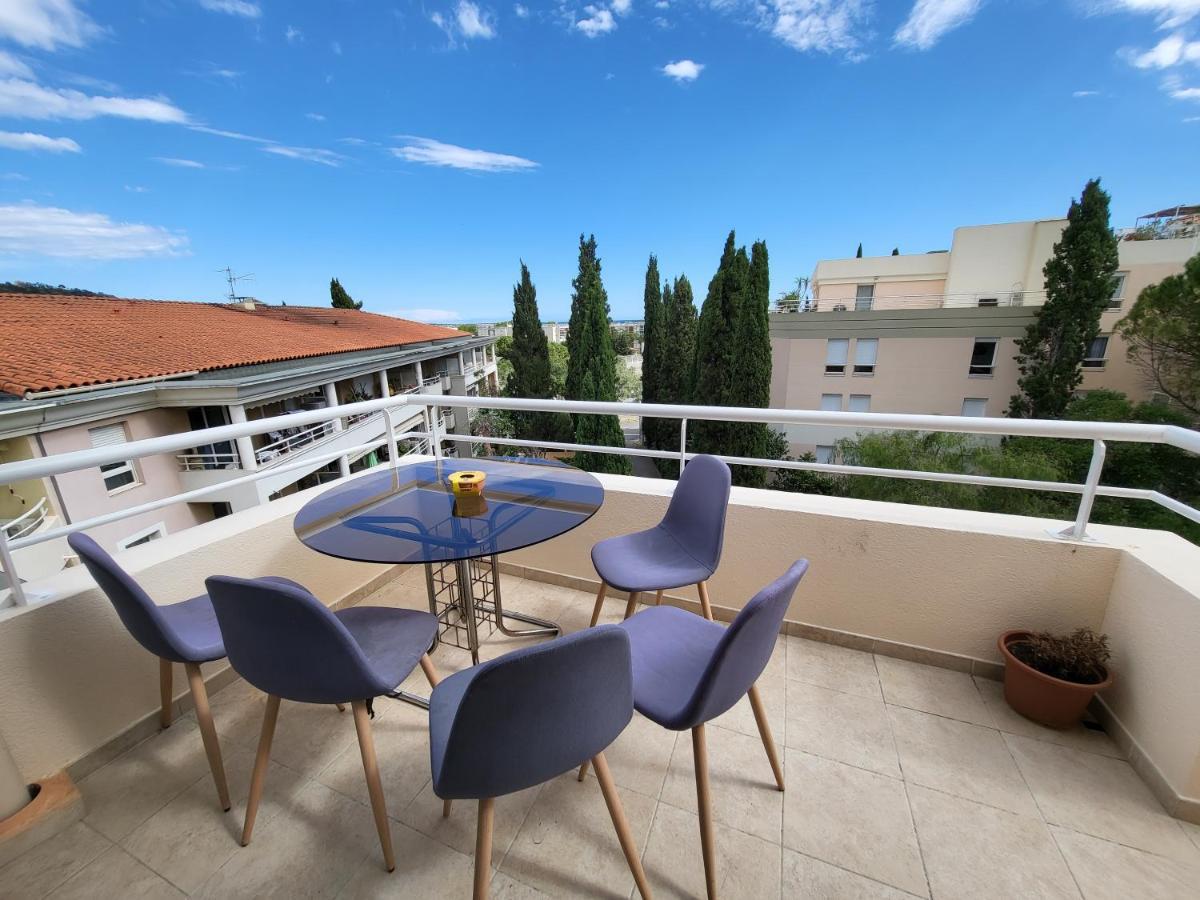 Appart Luxueux 3 Pieces, Piscine, Mer, Terrasse Cannes Esterno foto