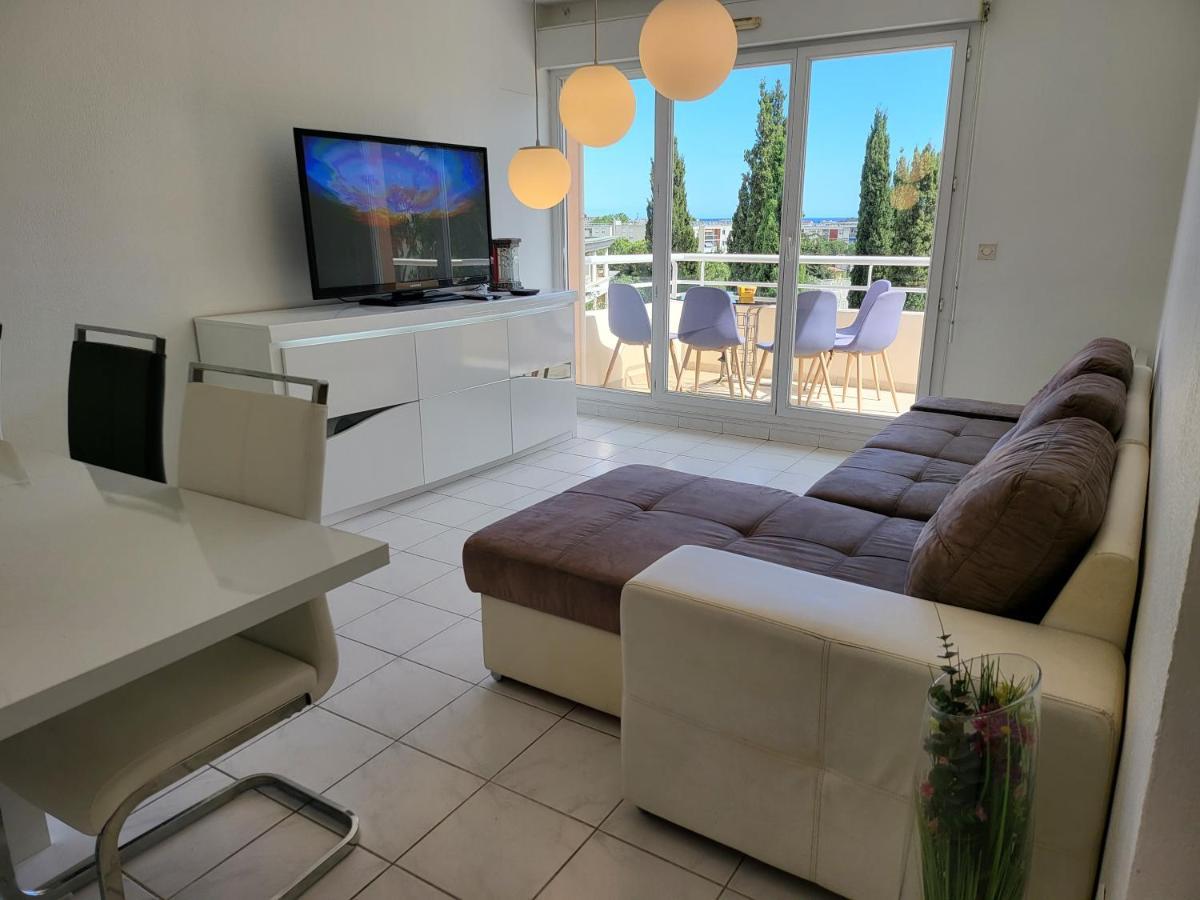 Appart Luxueux 3 Pieces, Piscine, Mer, Terrasse Cannes Esterno foto